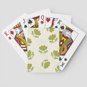 Jeu De Cartes Cute Green Frog