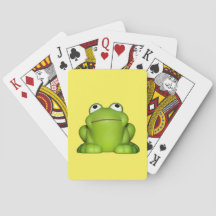 Cute grenouille souriante