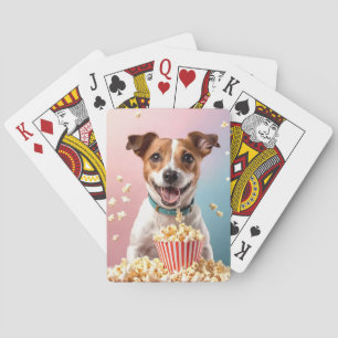 Jeu De Cartes Cute Jack Russell Terrier Avec Popcorn
