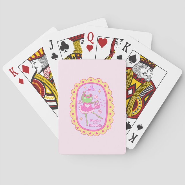 Jeu De Cartes Cute Jolly Frog - Digne et Assez (dos)