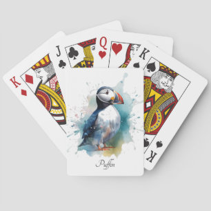 Jeu De Cartes Cute macaron en bleu aquarelle