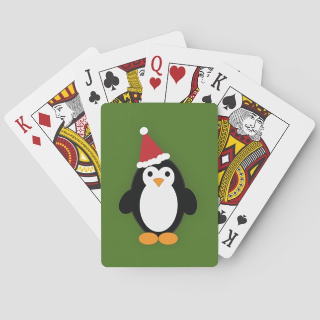 Jeu De Cartes Cute Père Noël Penguin (dos)