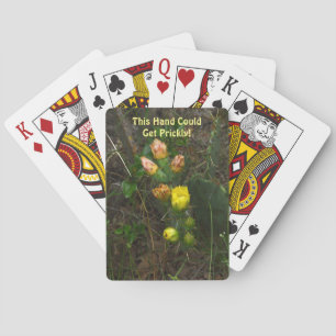 Jeu De Cartes Cute Pun Cactus Nature Amusants Jouer Cartes