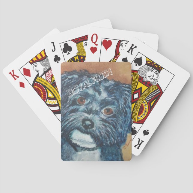 JEU DE CARTES CUTIE HAVANESE NOIR (dos)