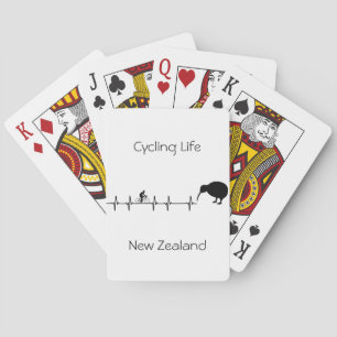 Jeu De Cartes Cycling Life, Nouvelle-Zélande personnalisable