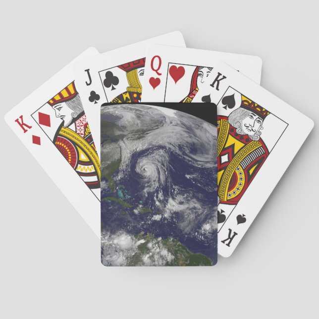 Jeu De Cartes Cyclones Tropicaux Katia, Lee, Maria Et Nate. (dos)