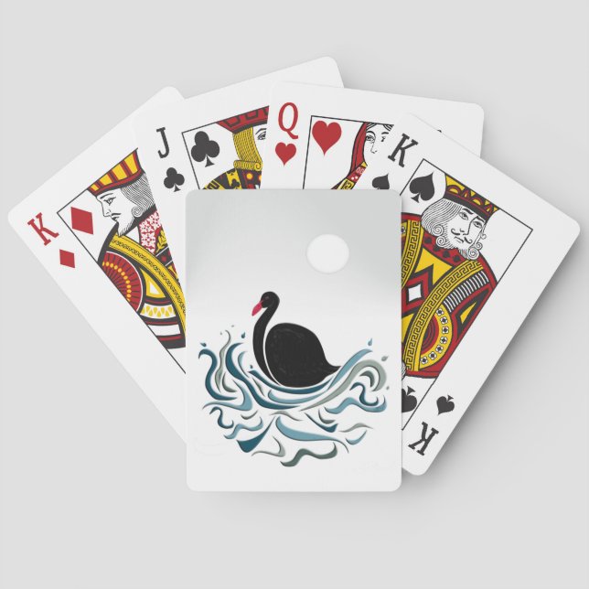 Jeu De Cartes Cygne noir (dos)