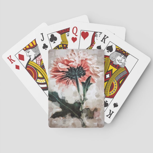 Jeu De Cartes Dahlia Classic Playing Cartes (dos)