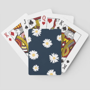 Jeu De Cartes Daisy On Blue Motif