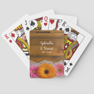 Jeu De Cartes Daisy Trio Country Barn Mariage