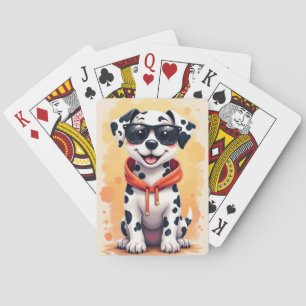Jeu De Cartes Dalmatien mignon Kawaii