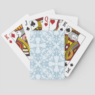 Jeu De Cartes Damas bleu pâle