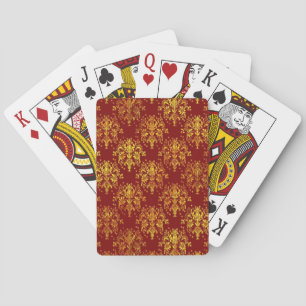 Jeu De Cartes Damassé riche de vacances