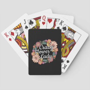 Jeu De Cartes Dame des fleurs folles - Zinnia Gardener
