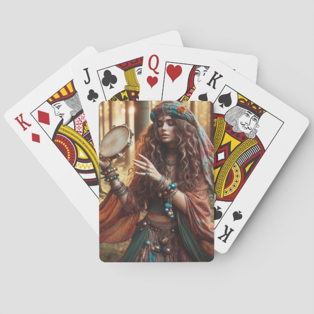 Jeu De Cartes dame gypse (dos)
