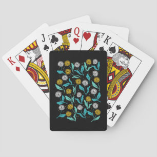 Jeu De Cartes Dandelion de printemps Fleurs et design Feuille
