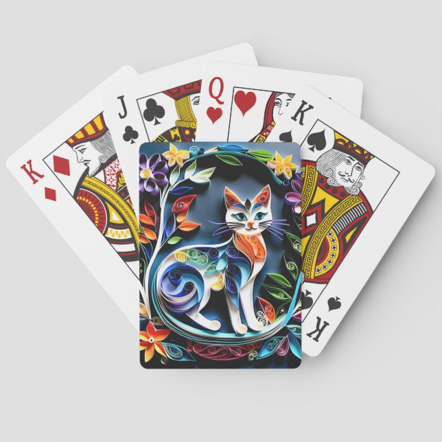 Jeu De Cartes Dans de nombreuses cultures, on pense que les chat (dos)