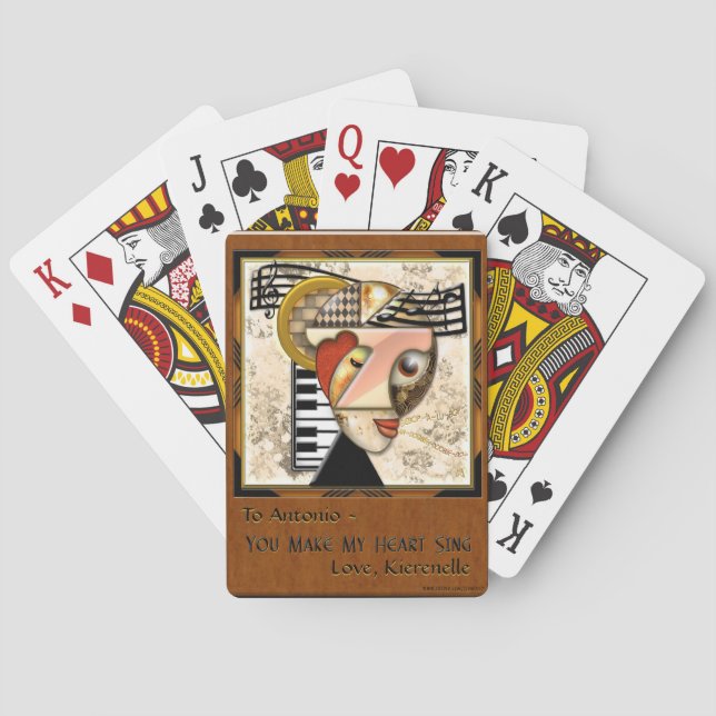 Jeu De Cartes Dans Le Groove - Personnalisé (dos)