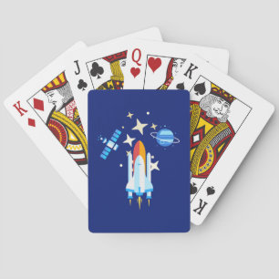 Jeu De Cartes Dans L'Espace