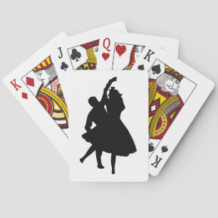 JEU DE CARTES DANSEURS DE SILHOUETTE