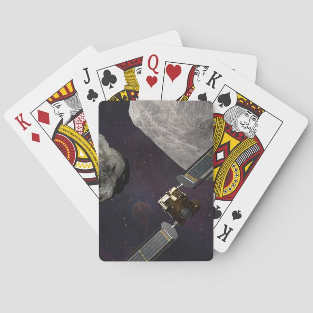 Jeu De Cartes Dart Spacecraft Et Le Liciacube Avant Impact (dos)