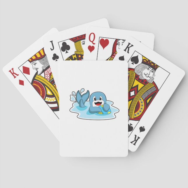 Jeu De Cartes Dauphin avec water polo (dos)
