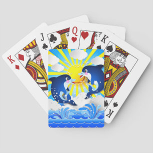 Jeu De Cartes Dauphins Jouer au soleil