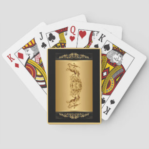 Jeu De Cartes David de Sassoun Gold Classic Playing Cards