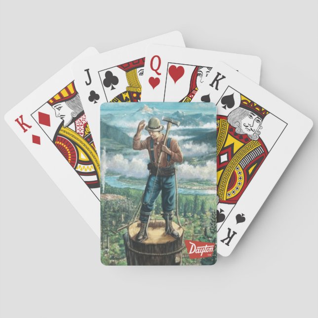 Jeu De Cartes Dayton jouant aux cartes (dos)
