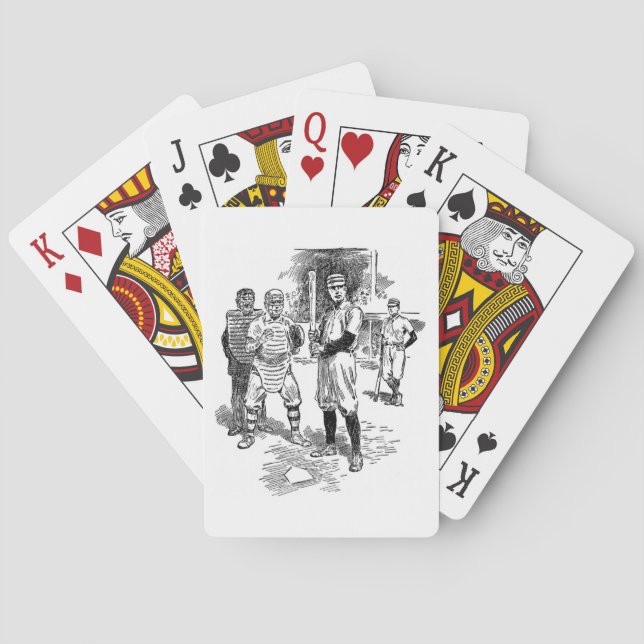 Jeu de cartes de baseball Vintage (dos)