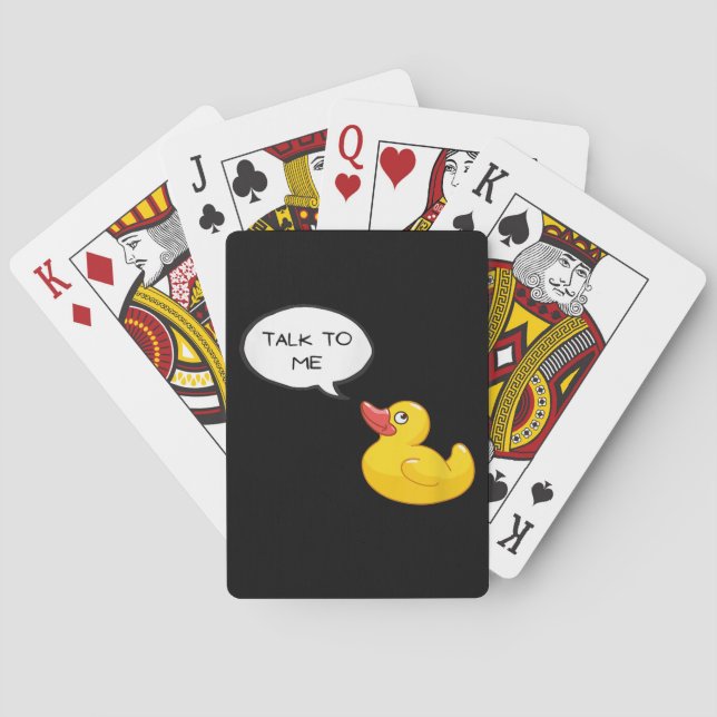 Jeu De Cartes Débogage de canard en caoutchouc (dos)