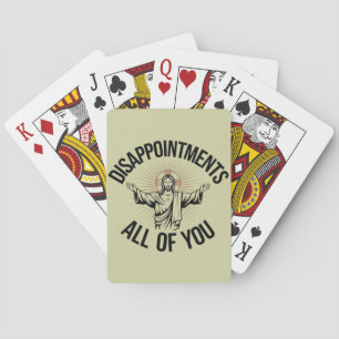 Jeu De Cartes Déceptions Sarcastique Vous Tous Chrétiens