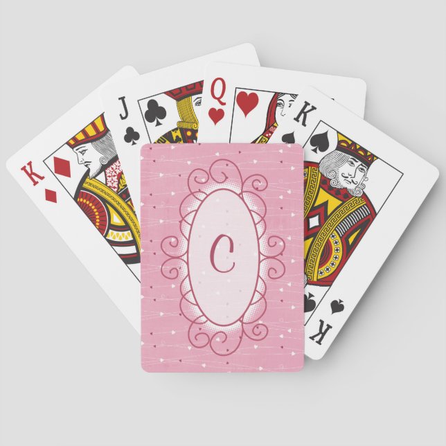 Jeu De Cartes Deck Cartes Coeurs & Amour (dos)