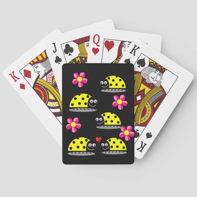 Jeu De Cartes Deck de carte de lecture de Ladybug (dos)