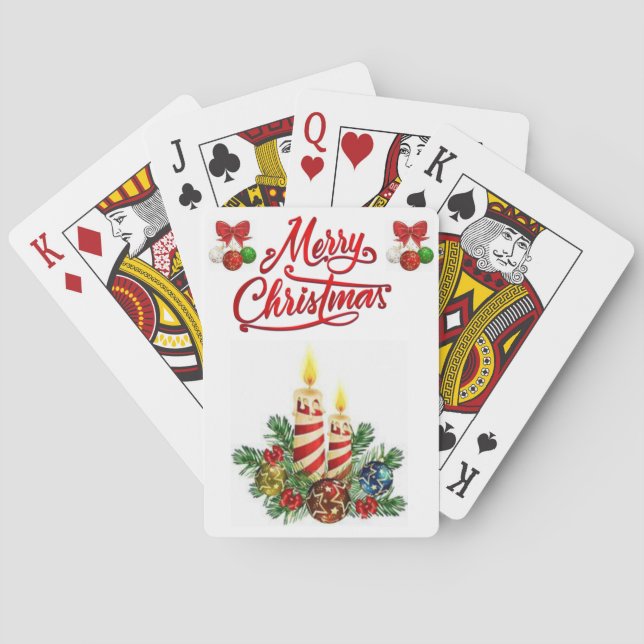 Jeu De Cartes Deck de cartes de Noël (dos)