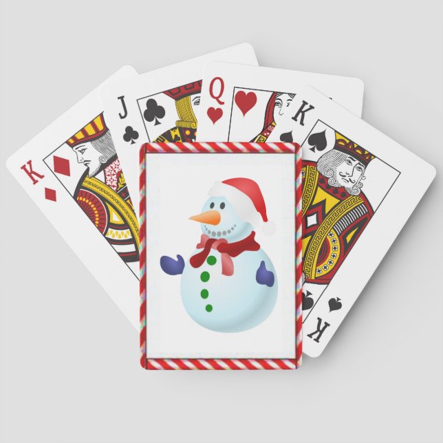 Jeu De Cartes Deck de cartes de Noël (dos)
