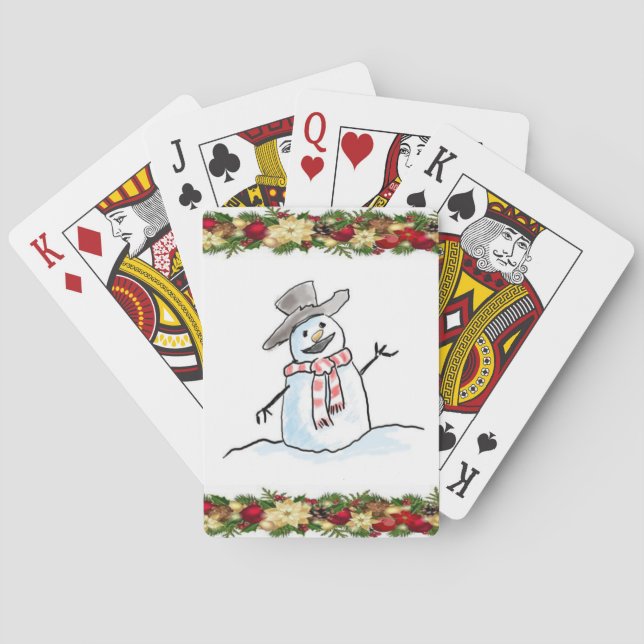 Jeu De Cartes Deck de cartes de Noël (dos)
