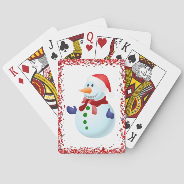 Jeu De Cartes Deck de cartes de Noël (dos)
