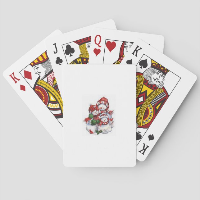 Jeu De Cartes Deck de cartes de Noël (dos)