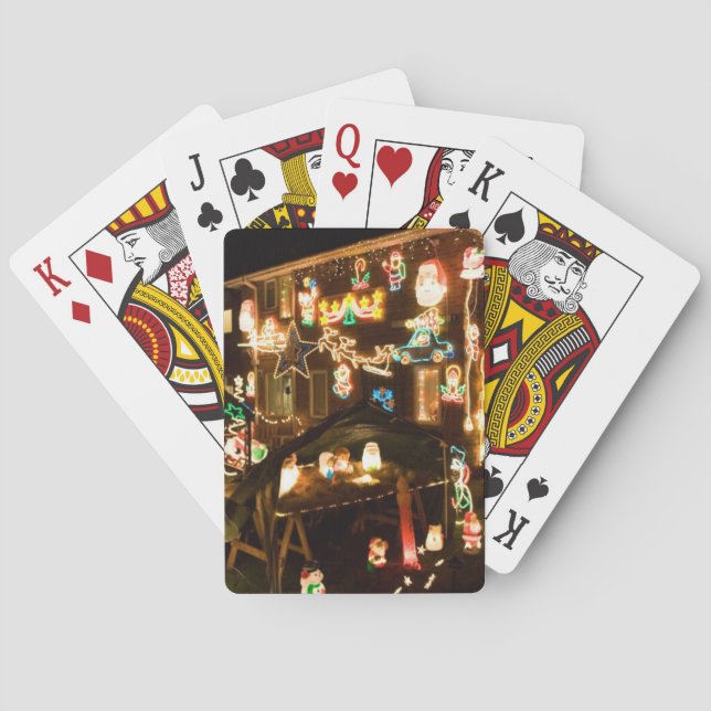 Jeu De Cartes Décorations de Noël en plein air (dos)