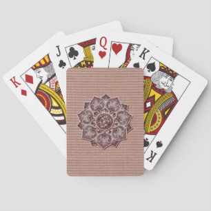 Jeu De Cartes Découpe d'application Jacquard Floral do-it-yourse