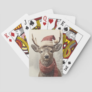 Jeu De Cartes Deer Nature Vacances de Noël animal