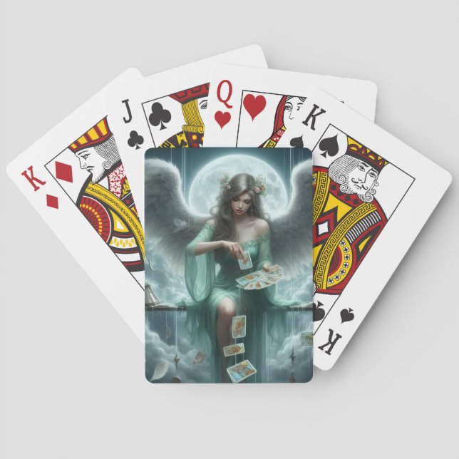 Jeu De Cartes Déesse du Tarot jouant aux cartes (dos)