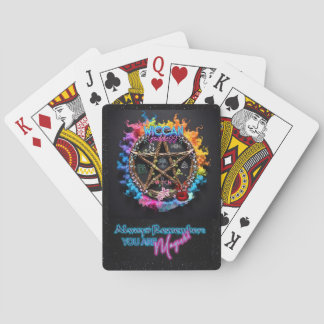 Jeu De Cartes Déesse Wiccan Jouer sur le pont carte
