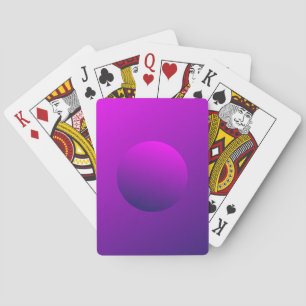 Jeu De Cartes Dégradé Violet