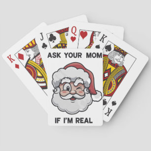 Jeu De Cartes Demande à ta mère si je suis le vrai Père Noël Xma