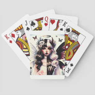 Jeu De Cartes Demi-Angel Devil Dark Beauty Broché Wing Fairy