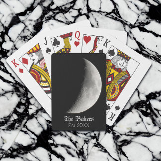 Jeu De Cartes Demi-lune Gros plan Photographie personnalisée