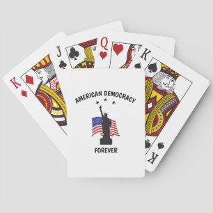 Jeu De Cartes Démocratie américaine : toujours avec un drapeau