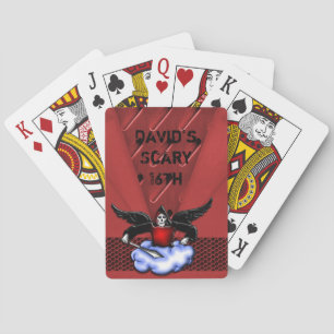 Jeu De Cartes Demon Hunter Goth Red Effrayer 16e anniversaire